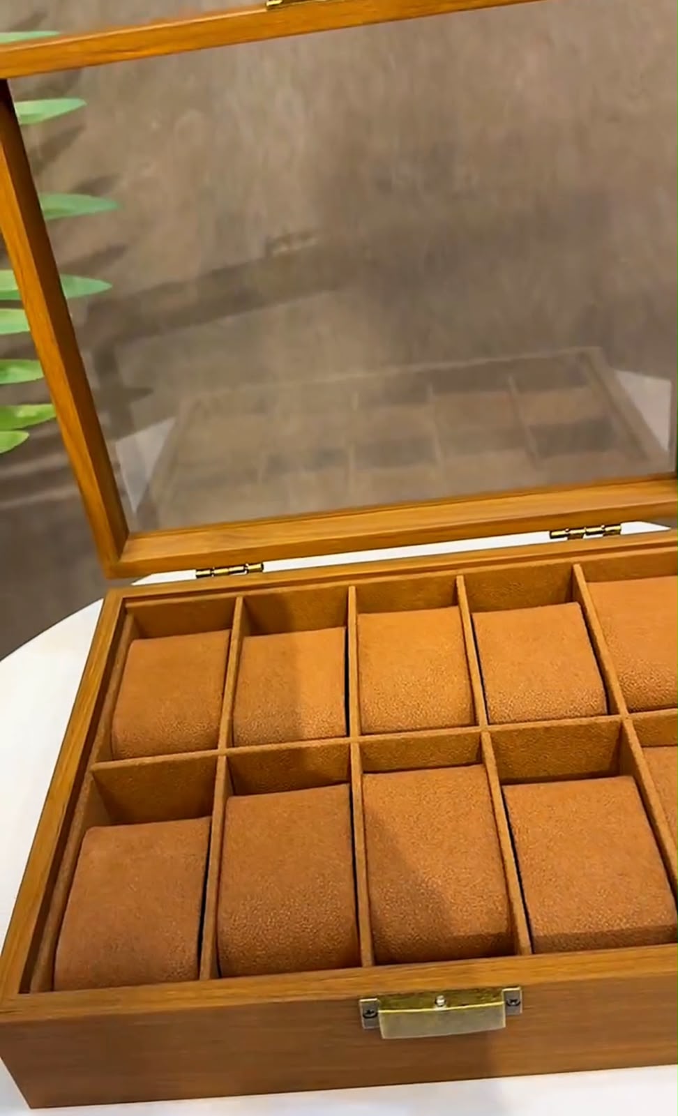 Luxury Wooden Watch Box – 10 Watch Storage Case