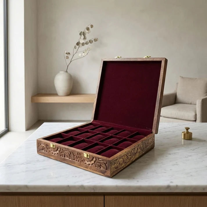 15 Watches – Carving – Wood Top