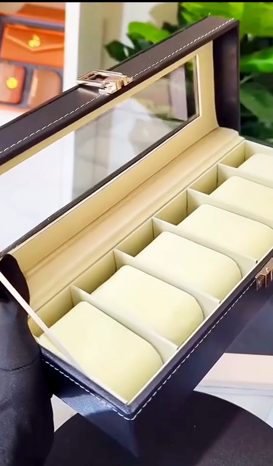 Luxury 5-Slot Watch Box – Premium Watch Organizer