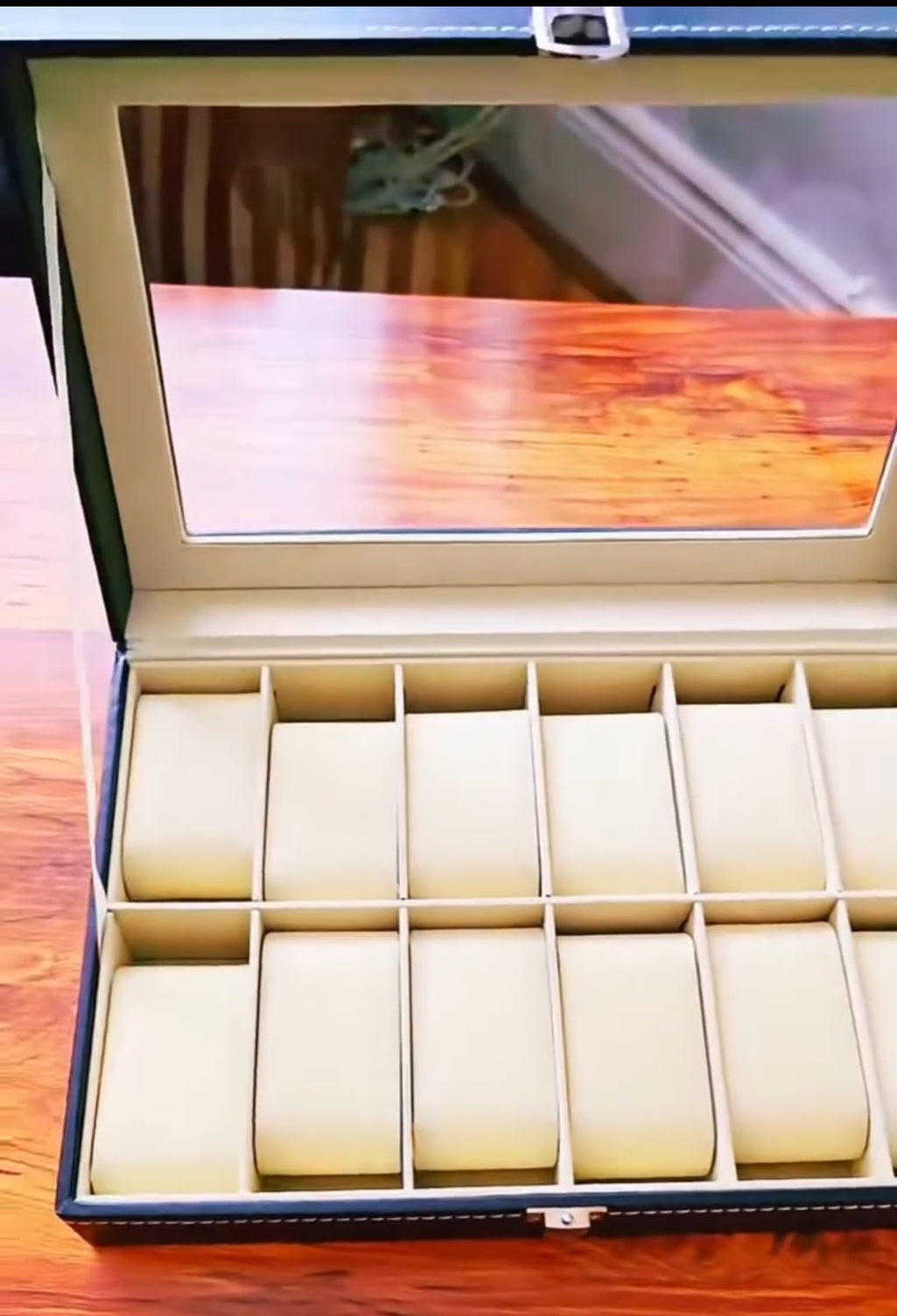 Luxury Watch Box – Multi-Compartment Watch Organizer
