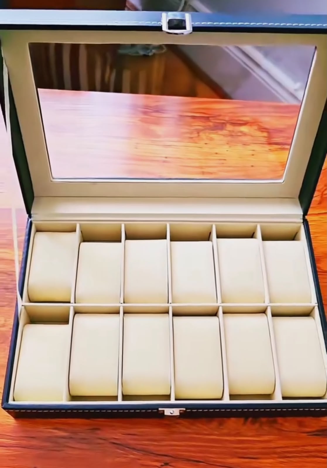 Luxury Watch Box – Multi-Compartment Watch Organizer