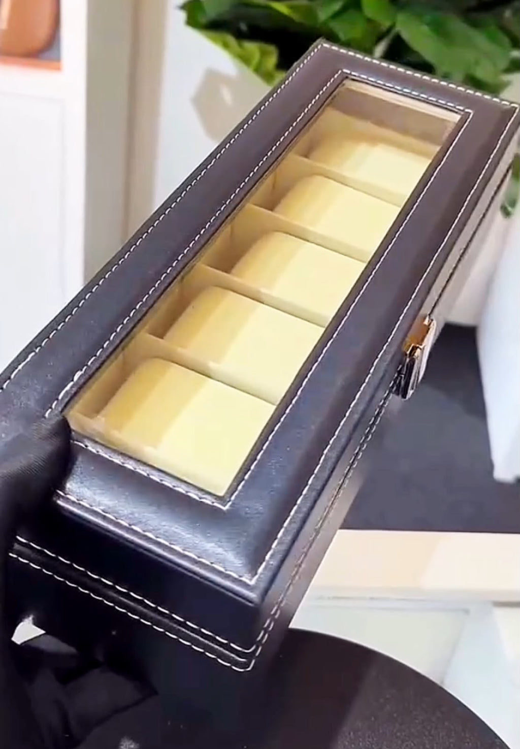 Luxury 5-Slot Watch Box – Premium Watch Organizer