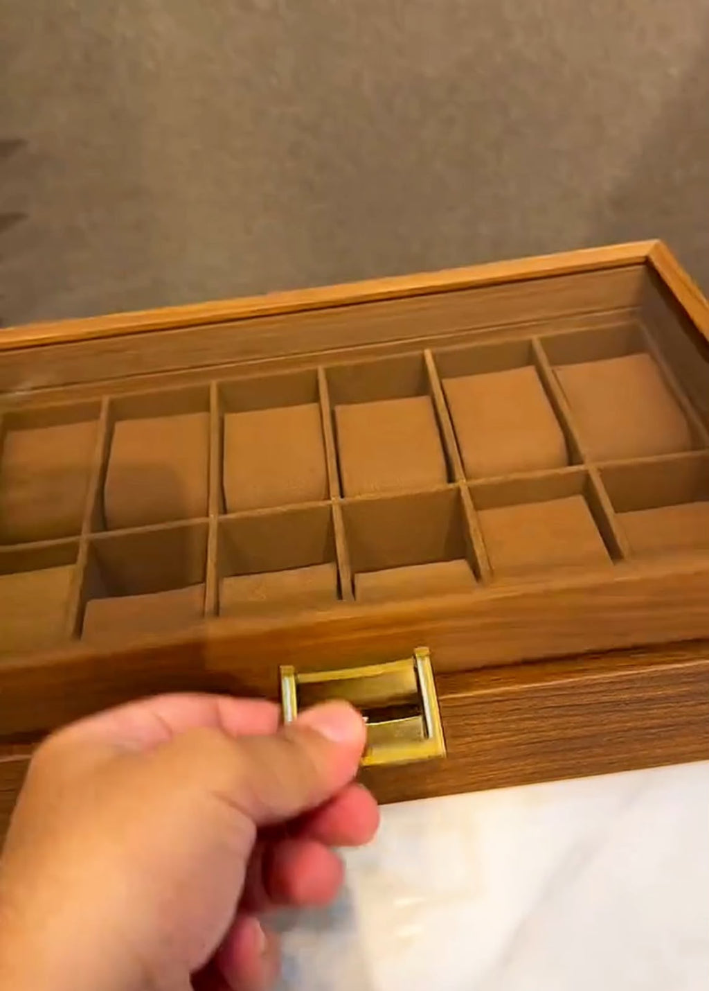 Luxury Wooden Watch Box – 10 Watch Storage Case