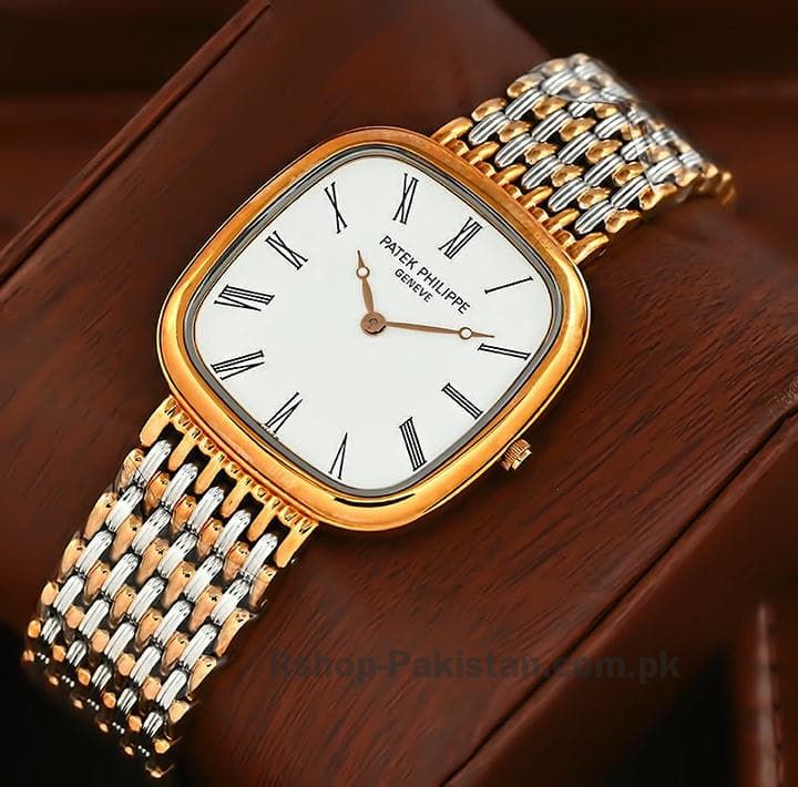 Golden & Silver Two Tone Watch