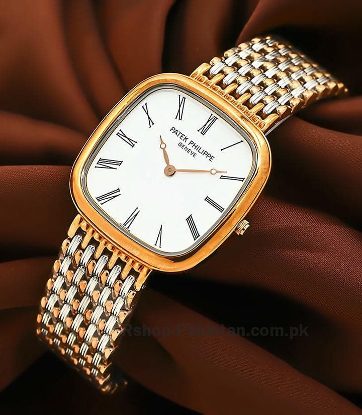 Golden & Silver Two Tone Watch